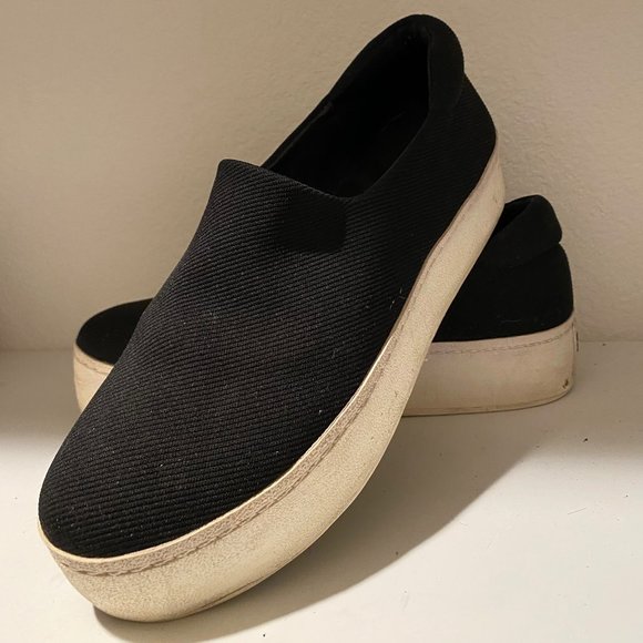 Opening Ceremony Black Platform Sneakers, Slip On - Picture 2 of 8